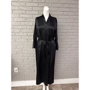 Secret Treasures Women Black Lingerie Robe Size M